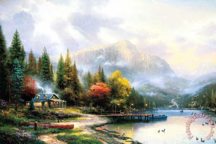 The End of a Perfect Day Iii painting - Thomas Kinkade The End of a Perfect Day Iii Art Print