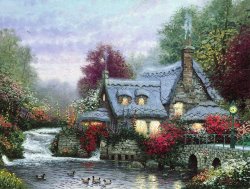 Thomas Kinkade The Miller's Cottage, Thomashire