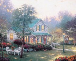 Thomas Kinkade The Village Inn