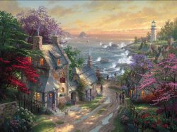 Thomas Kinkade The Village Lighthouse