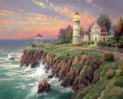 Thomas Kinkade Victorian Light