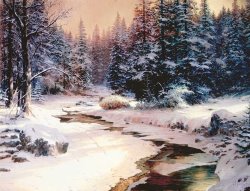 Thomas Kinkade Winter's End