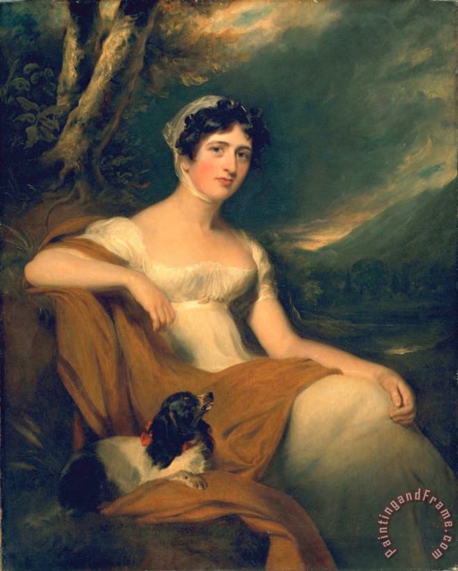 Thomas Lawrence Honorable Emma Cunliffe later Emma Cunliffe-Offley Art Painting