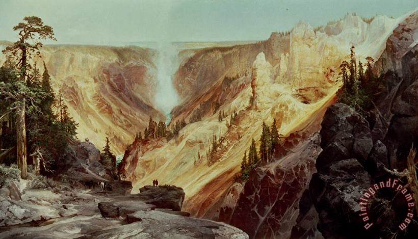 Thomas Moran The Grand Canyon of the Yellowstone Art Painting