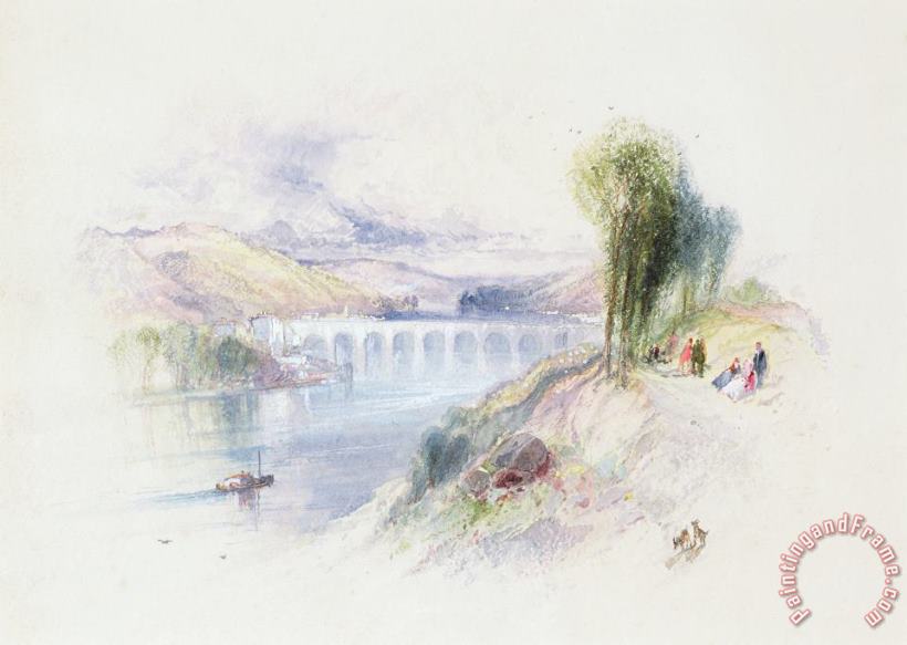 Thomas Moran The River Schuykill Art Print
