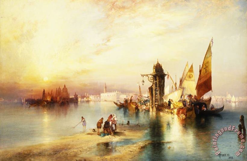 Thomas Moran Venice Art Painting