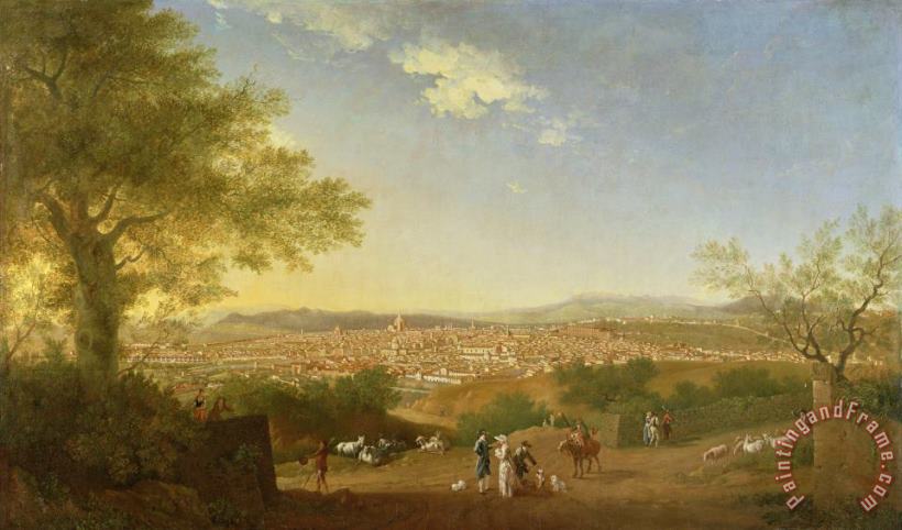 Thomas Patch A Panoramic View of Florence from Bellosguardo Art Print