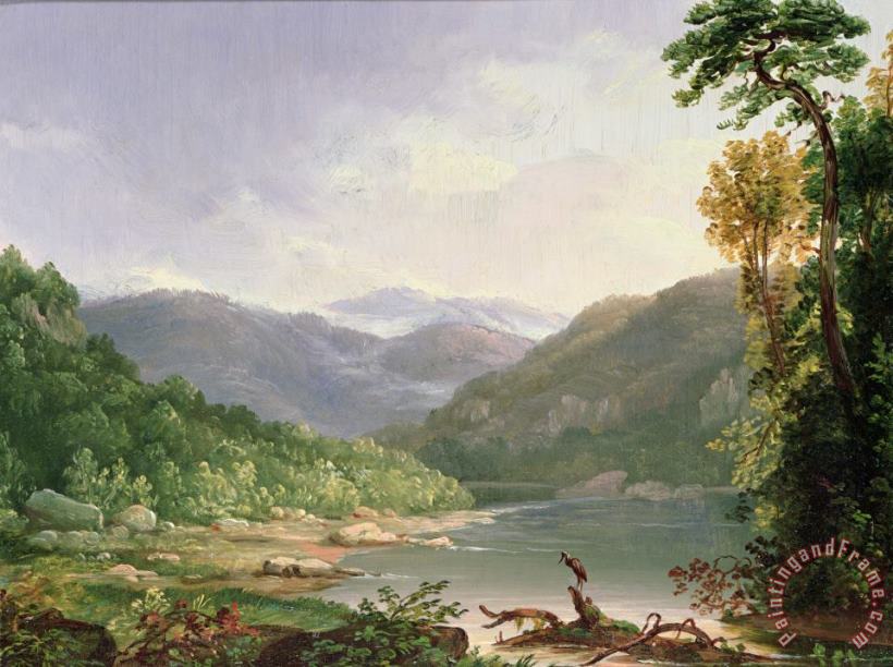 Kentucky River painting - Thomas Worthington Whittredge Kentucky River Art Print