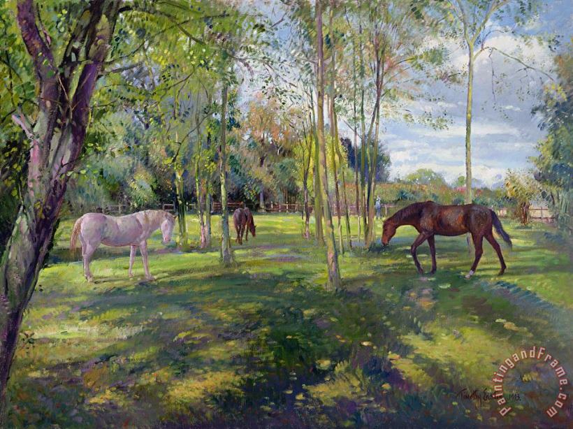 Timothy Easton In the Rectory Paddock Art Painting