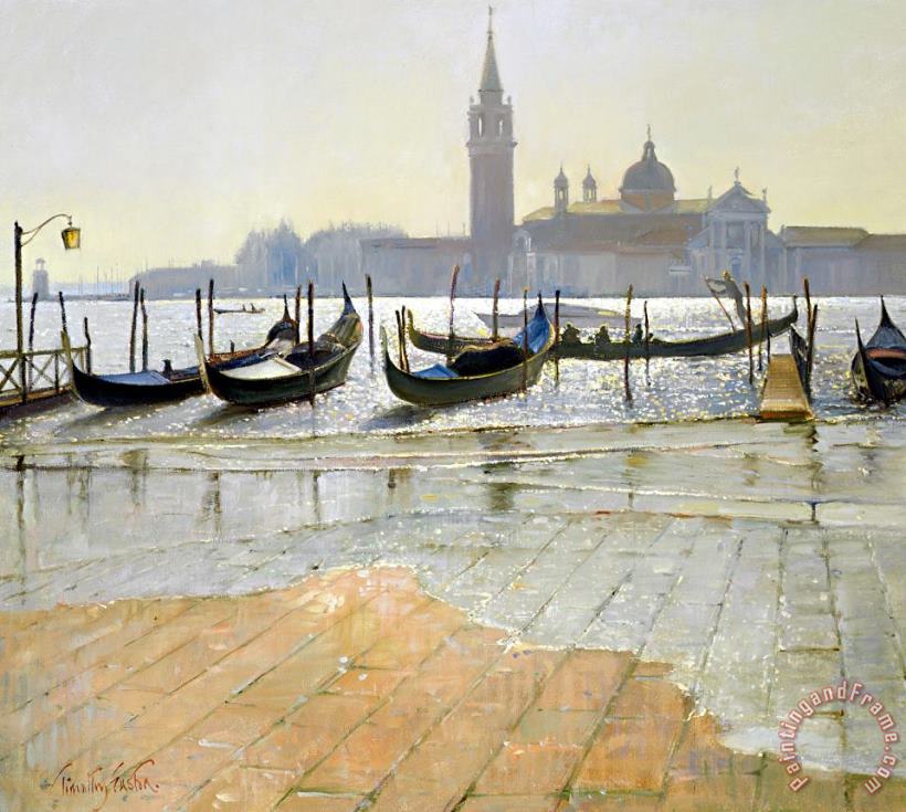 Timothy Easton Venice at Dawn Art Painting