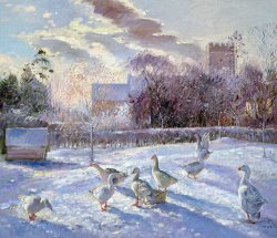 Timothy Easton Winter Geese in Church Meadow
