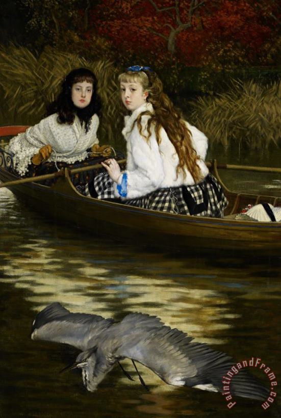 Tissot On The Thames  A Heron Art Painting