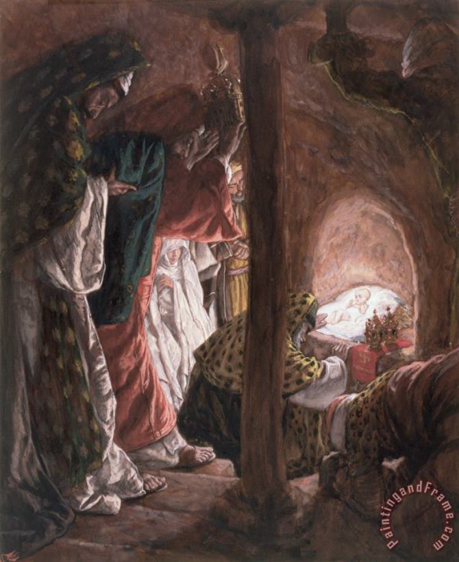The Adoration of the Wise Men painting - Tissot The Adoration of the Wise Men Art Print