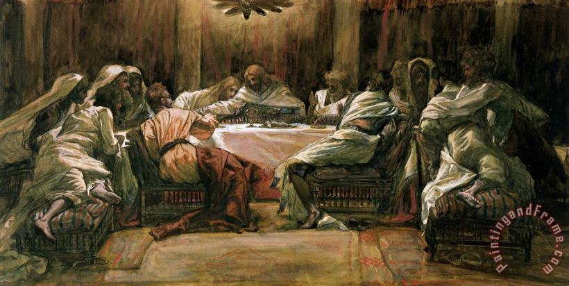 The Last Supper painting - Tissot The Last Supper Art Print