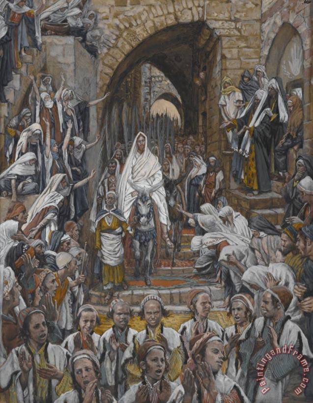Tissot The Procession in the Streets of Jerusalem Art Print