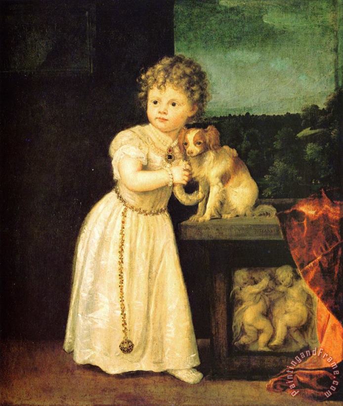 Titian Clarice Strozzi Art Painting