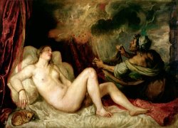 Titian Danae Receiving the Shower of Gold