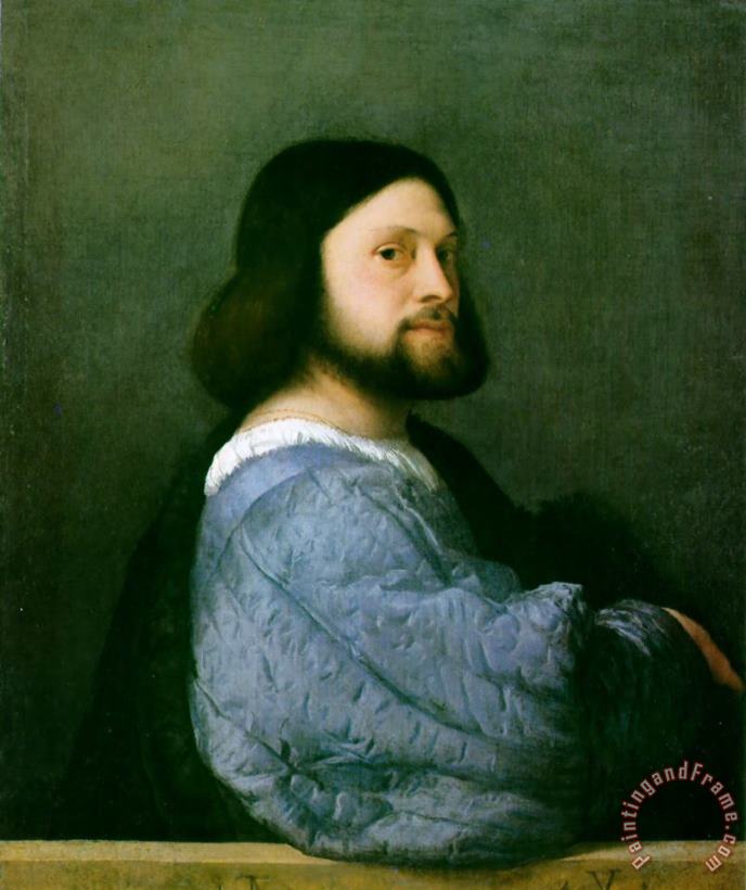 Portrait of Ariosto painting - Titian Portrait of Ariosto Art Print