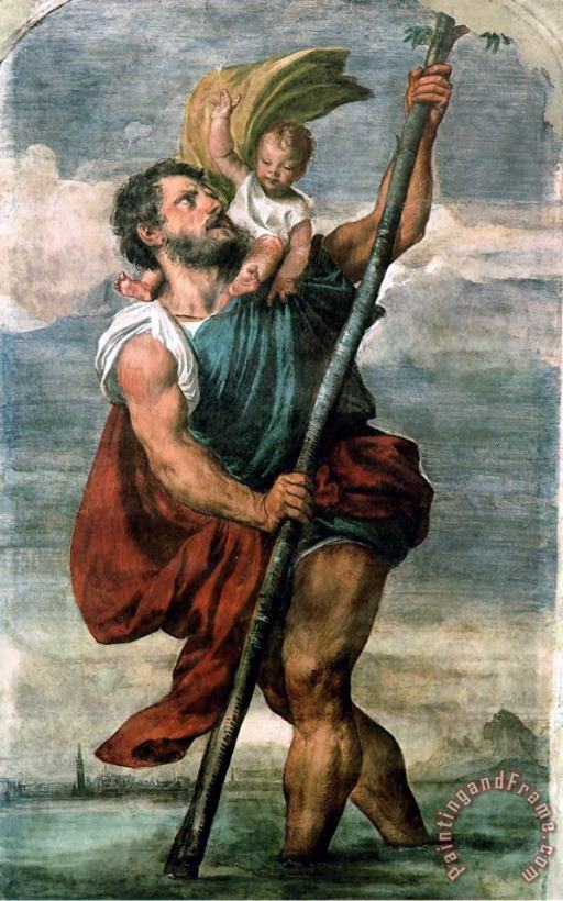 Titian Saint Christopher Art Print