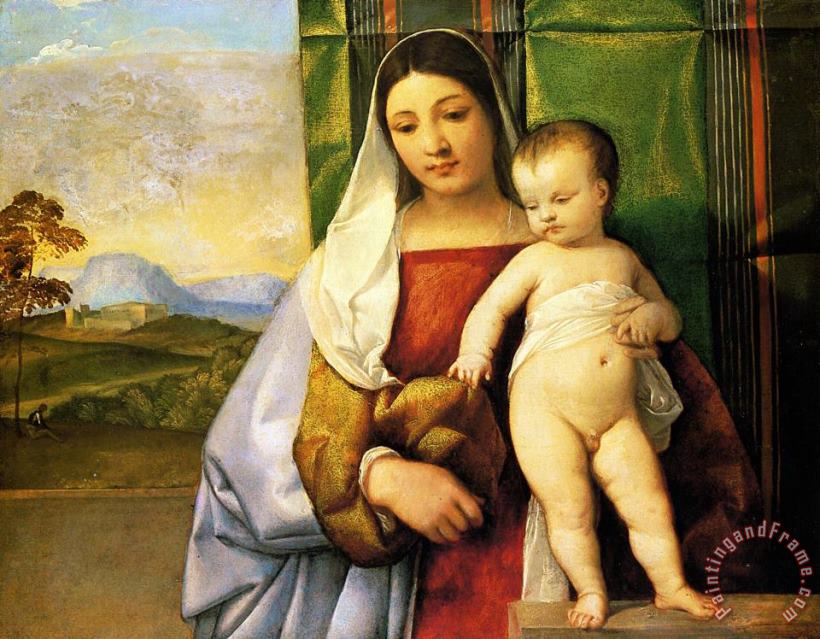 Titian The Gipsy Madonna Art Print