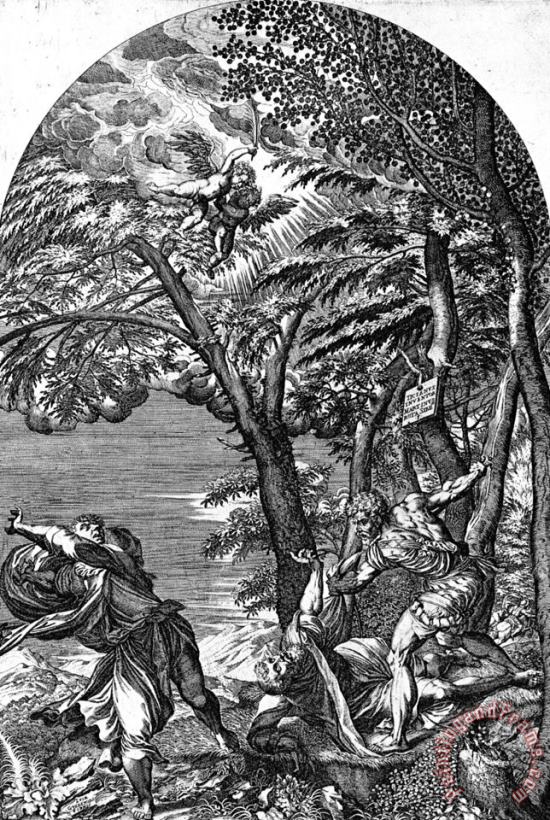 Titian The Martyrdom of Saint Peter Art Print