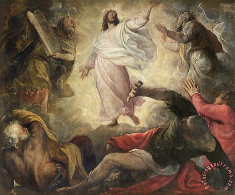 Titian The Transfiguration Of Christ Art Print
