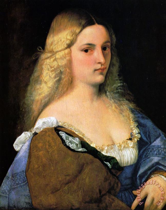 Titian Violante Art Painting