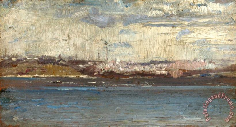 Tom Roberts Harbourscape Art Painting
