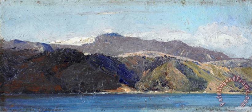 Tom Roberts In Quarantine, Wellington Art Painting