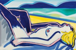 Tom Wesselmann Blue Nude Claire No. 1, 2000