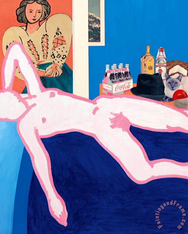 Tom Wesselmann Great American Nude #26, 1962 Art Painting