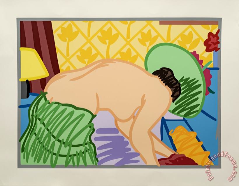 Tom Wesselmann Judy Trying on Clothes, Ca. 1997 Art Print