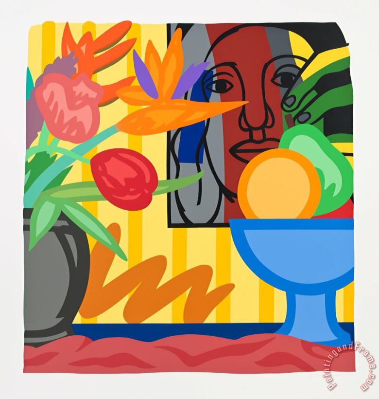 Mixed Bouquet with Leger, 1993 painting - Tom Wesselmann Mixed Bouquet with Leger, 1993 Art Print