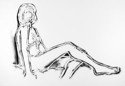 Tom Wesselmann Monica Reclining Towards Right, 1990