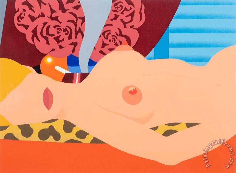 Nude (for Sedfre), 1969 painting - Tom Wesselmann Nude (for Sedfre), 1969 Art Print