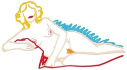 Tom Wesselmann Rosemary Lying on One Elbow, 1989