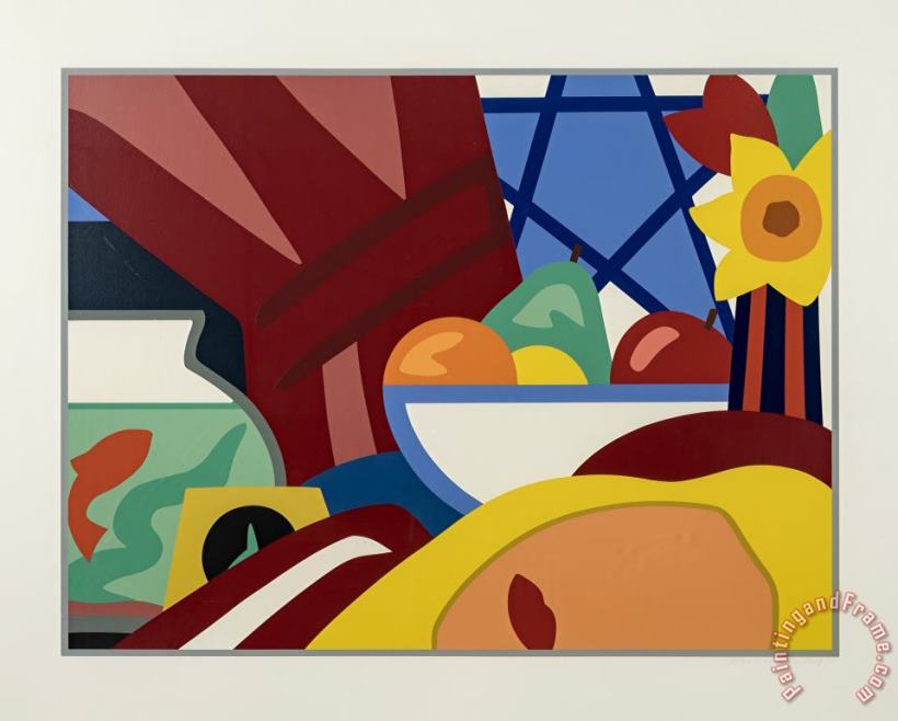 Still Life with Blonde, 1999 painting - Tom Wesselmann Still Life with Blonde, 1999 Art Print