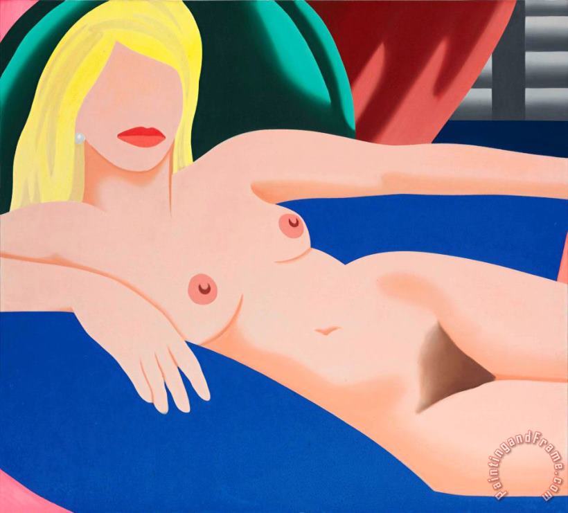 Study for Nude Aquatint, 1980 painting - Tom Wesselmann Study for Nude Aquatint, 1980 Art Print