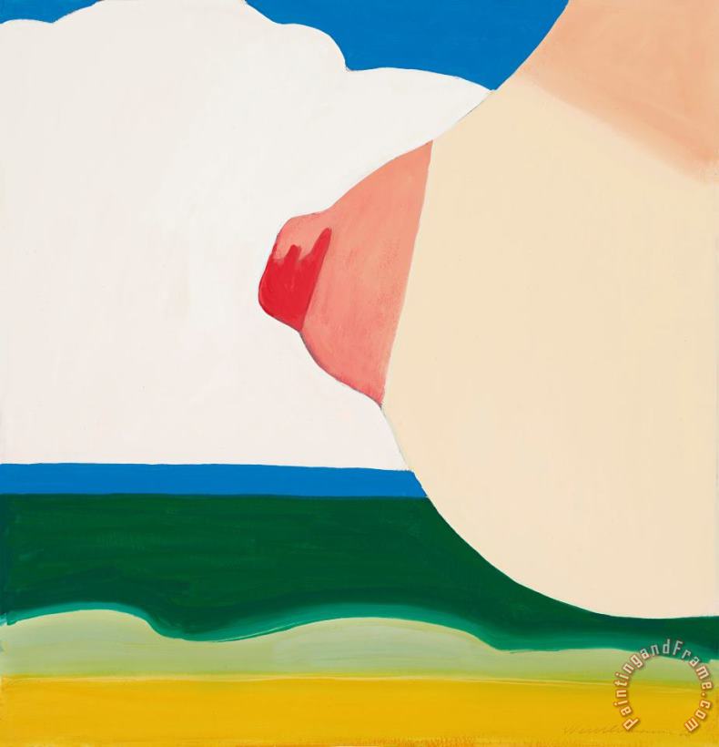 Study for Seascape #16, 1966 painting - Tom Wesselmann Study for Seascape #16, 1966 Art Print