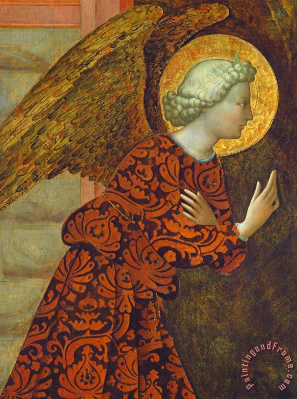 The Archangel Gabriel painting - Tommaso Masolino da Panicale The Archangel Gabriel Art Print