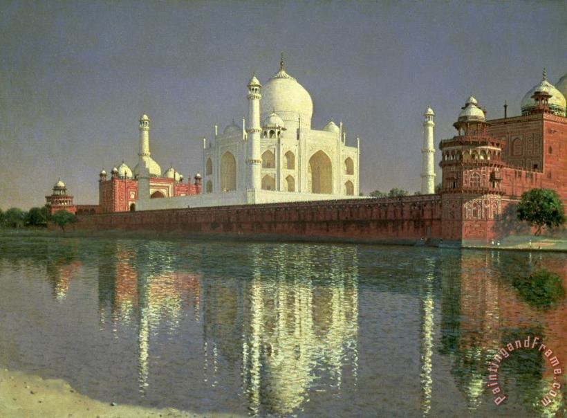 Vasili Vasilievich Vereshchagin The Taj Mahal Art Painting