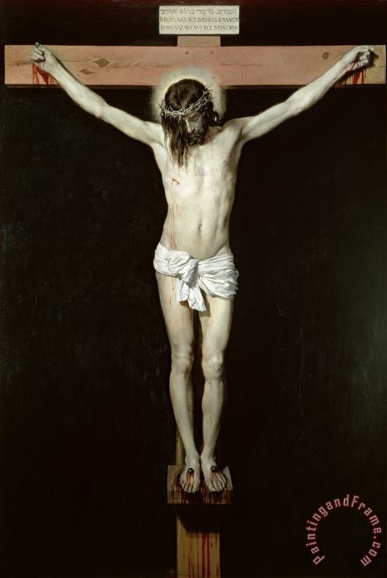 Christ on the Cross painting - Velazquez Christ on the Cross Art Print