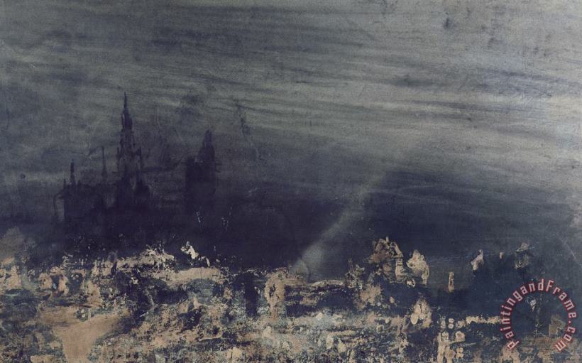 Victor Hugo The Dead City Art Painting