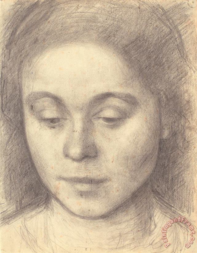 Vilhelm Hammershoi Portrait of Ida, The Artist's Wife Art Print
