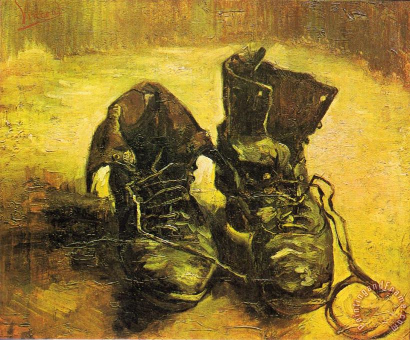 A Pair of Shoes painting - Vincent van Gogh A Pair of Shoes Art Print