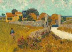 Vincent van Gogh - Farmhouse In Provence painting