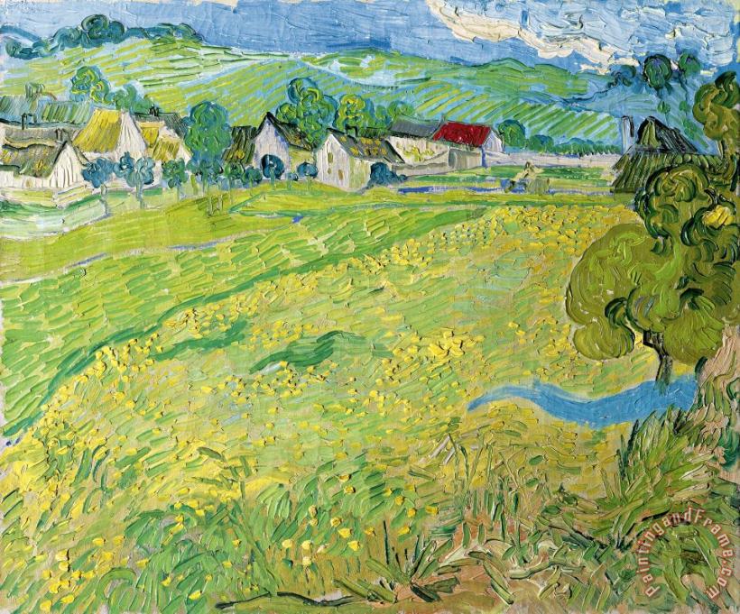 Vincent van Gogh Les Vessenots a Auvers Art Print