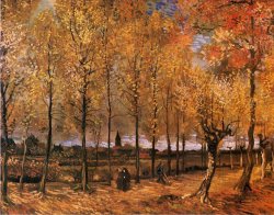 Vincent van Gogh Poplar Avenue at Nuenen