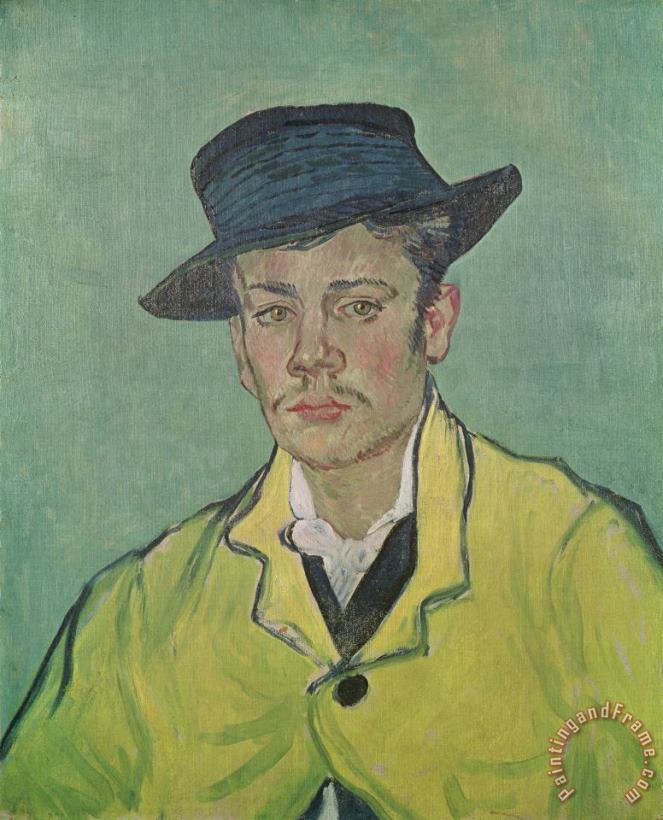 Portrait Of Armand Roulin painting - Vincent van Gogh Portrait Of Armand Roulin Art Print