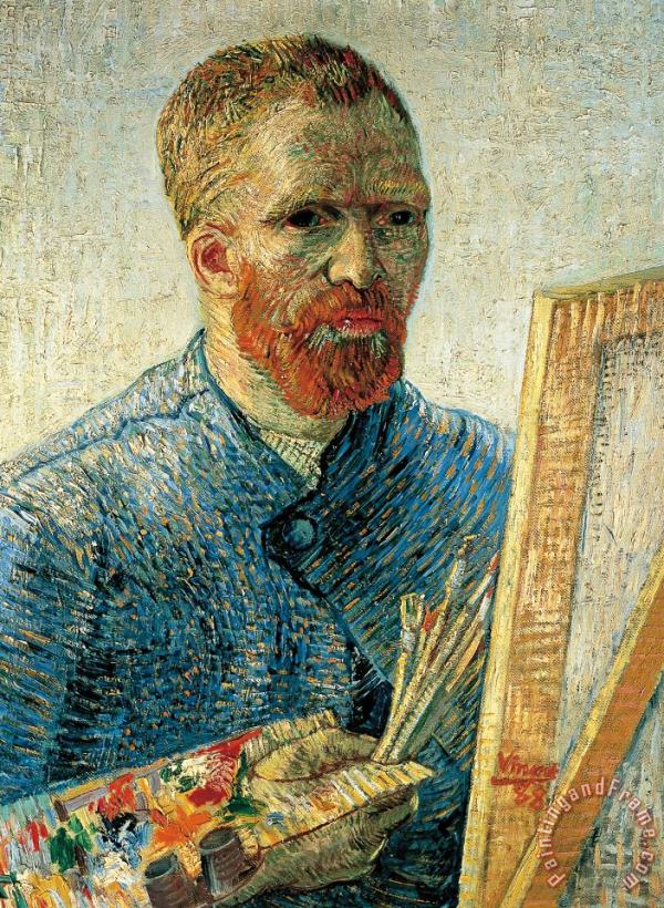 Self Portrait painting - Vincent van Gogh Self Portrait Art Print